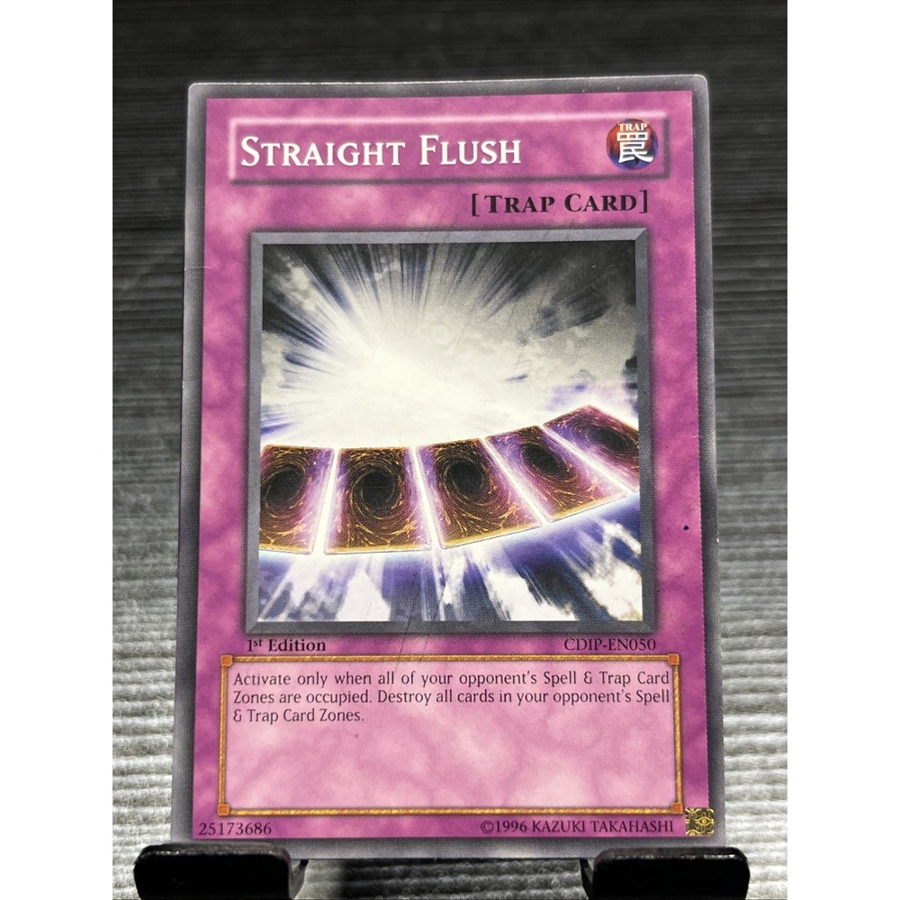 Straight Flush CDIP-EN050 Yu-Gi-Oh! 1st Edition Common – Lightly Played